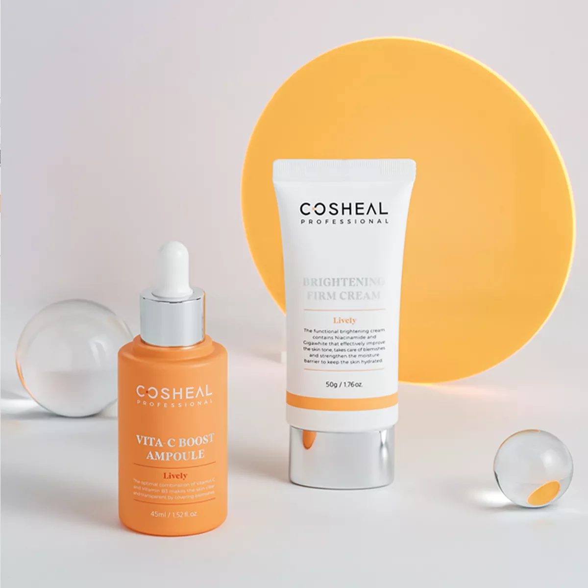 Crema Facial Vitamina C Aclarante Brightening Firm Cosheal